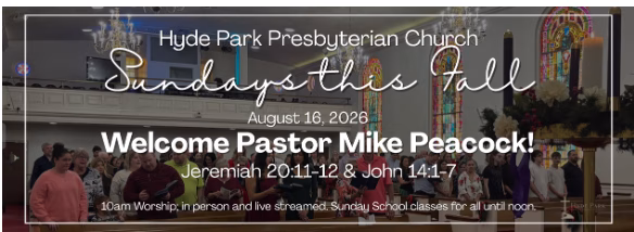 August 27, 2026 – Newsletter